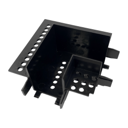 Угловой соединитель для встроенного шинопровода CAB1404 черный LD4024 ULTRA Feron