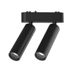 Светодиодный магнитный трековый светильник 2*7Вт 4000K 24° черный MGU403-2 ULTRA Feron