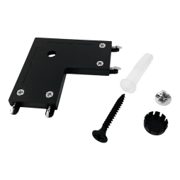 Угловой соединитель для шинопровода CAB1400 черный LD4011 ULTRA Feron