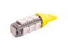 Светодиодная автолампа T10 W5W 12В SMD5050-13led желтый