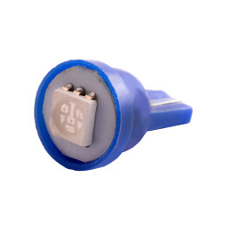Світлодіодна авто лампа T10-5050-1smd синій 12V LEDUA
