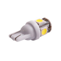 Світлодіодна авто лампа T10-5050-5smd білий 12V LEDUA