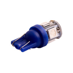 Світлодіодна авто лампа T10-5050-5smd синій 12V LEDUA