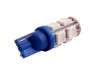 Светодиодная автолампа T10 W5W 12В SMD5050-9led синий