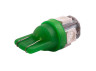 Світлодіодна авто лампа T10-5050-5smd зелений 24V LEDUA