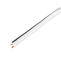 Провід ШВП 2х0,5 білий мідь 0,358 мм2 Вінниця (упаковка 100м)