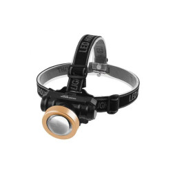 Фонарь налобный POLICE 0511-COB, линза, ЗП 220V, Box