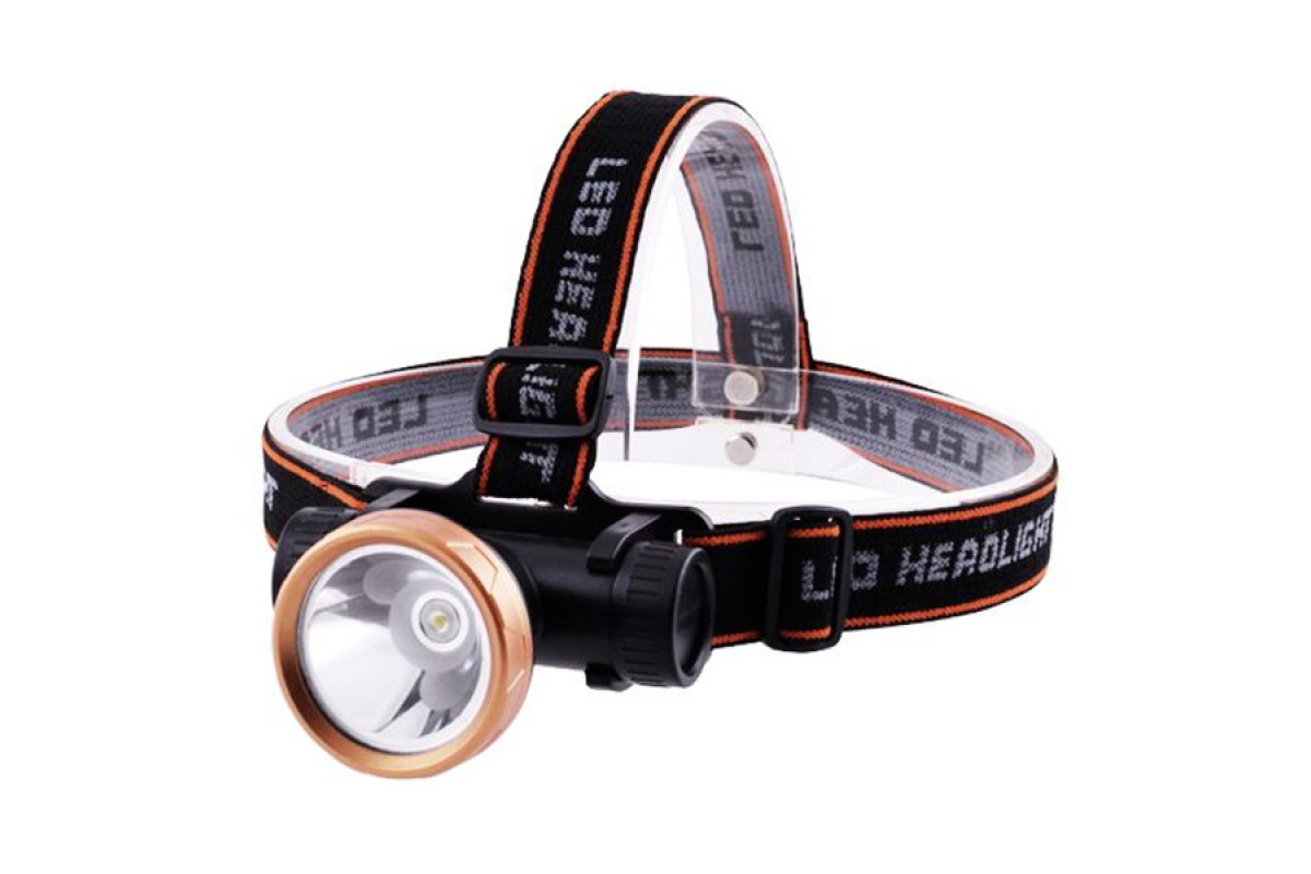 Ліхтарик налобний SQ-809-OSL LED, ЗП microUSB, вбудований акумулятор, Box POLICE