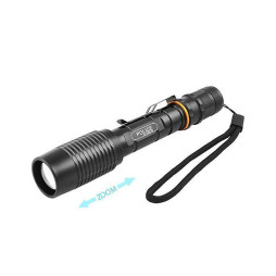 Ліхтарик ручний 2804-T6, Зарядне 220V, 2*18650, zoom, Box POLICE