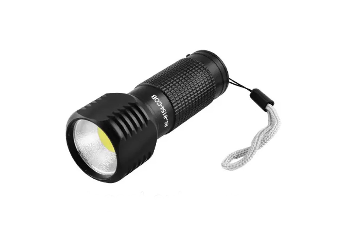 Ліхтарик ручний BL-8154-COB-10W, ремінець на руку, 3*AAA POLICE