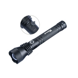 Фонарь ручной POLICEWX-P50, zoom, 2x26650 1CREE 158000W