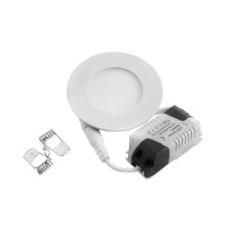 Світильник світлодіодний врізний DownLight 3w 220V круглий 4000k
