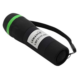 Ліхтарик LEMANSO 1W 65LM чорний  ZOOM / LMF9332 ABS