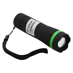 Ліхтарик LEMANSO 1W 65LM чорний / LMF9331