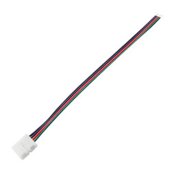 З'єднувач 1 зажим 4pin 10mm провода 15см  для RGB стрічки Lemanso / L,MA9403