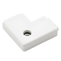 З'єднувач L для LED стрічки RGB Lemanso пластик два гнізда / LMA9436