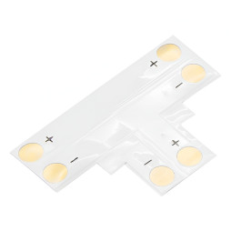 З'єднувач T для LED стрічки Lemanso 8мм 2pin без зажимів / LMA9427