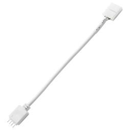 З'єднувач  для LED стрічки RGB Lemanso 4pin (штекер + зажим) провід 15см/ LMA9418