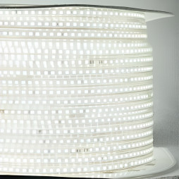 Дюралайт-стрічка LEMANSO 120LED IP68 біла 2835SMD 230V 10W/м 720LM / LM847