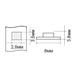 Св/стрічка LEMANSO IP20 5m 120SMD 2835 12V біла 4500K 10W/м 720LM / LM855