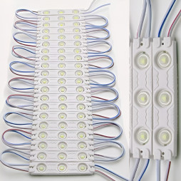 Led модуль №2 напр.12V потужн. 1.2W 3*2835 120lm IP65 кут:140° / кратно 20 шт.