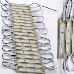Led модуль №4 напр.12V потужн. 0.72W 3*2835 90lm IP65 кут: 140° / кратно 20 шт.