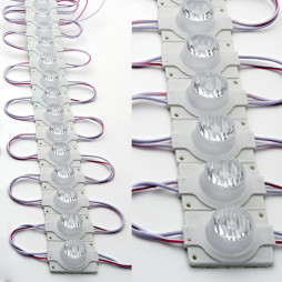 Led модуль №5 напр.12V потужн. 1.2W 1*2835 140lm IP65 кут: 10*60° / кратно 20 шт.