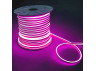 Неон LEMANSO 240град. 120LED 6W/м IP65 рожевий 2835SMD 220V 2160LM / LM858 "Ібіца" 100м/бухта