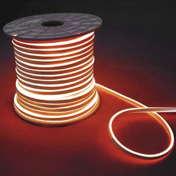 Неон LEMANSO 240град. 120LED 6W/м IP65 червоний 2835SMD 220V 2160LM / LM858 "Ібіца" 100м/бухта