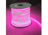 Неон LEMANSO 240град. 120LED 8W/м IP65 рожевий 2835SMD 220V 3120LM / LM859 "Ібіца" 100м/бухта