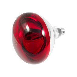 Лампа інфрачервона 250W E27 230V на половину червона / LM3828 гарант. 6міс. Лємансо