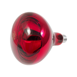 Лампа інфрачервона 250W E27 230V повністю червона / LM3829 гарант. 6міс. Лємансо