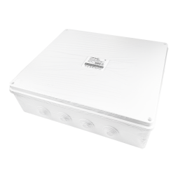 Розподільча коробка 400*350*120 квадрат LMA214 з гумовими заглушками Лємансо