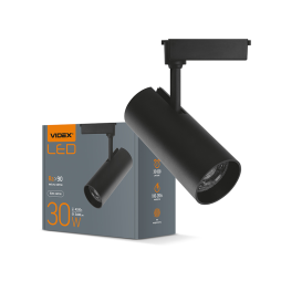 Светильник светодиодный трековый VIDEX 30W 4100K Черный (VL-TR04-304B)