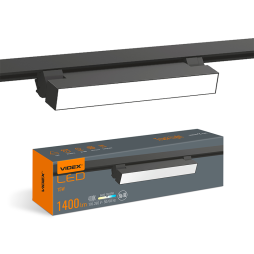 Светильник светодиодный трековый VIDEX 15W 4100K 220V Черный (VL-TR05-154B)
