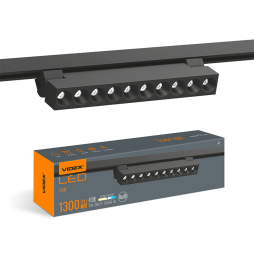 Светильник светодиодный трековый VIDEX 15W 4100K 220V Черный (VL-TR06-154B)