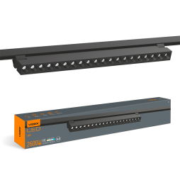 Светильник светодиодный трековый VIDEX 30W 4100K 220V Черный (VL-TR06-304B)