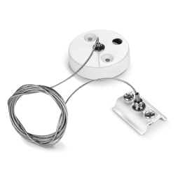 Набор для подвесного монтажа для шинопровода VIDEX VL-TRF-PD-W Белый