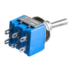 Тумблер 6pin малый 2 положения ON-ON (MTS-202)