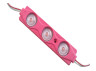 Світлодіодні модулі 2835-3smd 12V IP65 1,5ватт з лінзою рожевий LEDUA