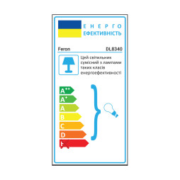 Встроенный поворотный светильник Feron DL8340 под белый лампу.