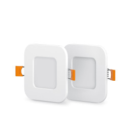 LED світильник вбудований квадрат VIDEX 3W 5000K