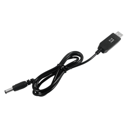 Кабель живлення з перетворювачем DC5-DC12V USB-5.5 1А 90см Biom