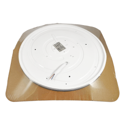 Світильник світлодіодний круглий накладний 30Вт 175-265V 5000К без д/у чорний (DL-R104-30-5) Biom