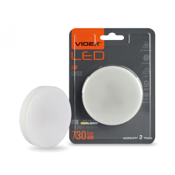 Світлодіодна лампа GX53 8W 4100K 220V (VL-GX53-08534) VIDEX