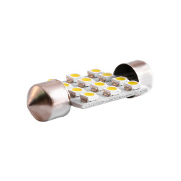 Светодиодная автолампа C5W SV8.5 12В 39мм SMD3528-12led белый
