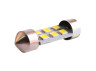 Світлодіодна авто лампа S85-36mm-6smd 2835 білий 12V LEDUA