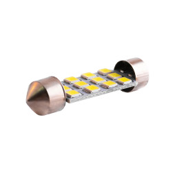 Світлодіодна авто лампа S85-41mm-12pcs 2835 білий 24V LEDUA