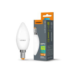 Світлодіодна лампа 4.9W C37h E14 220V 4100K (VL-C37h-49144) VIDEX