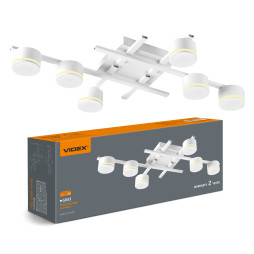 Светильник VIDEX под лампу 6xGX53 накладной Белый (VL-SPF31-6W)